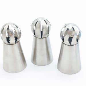 Outils de Décoration de Gâteaux Professionnels: Buses de Glaçage en Boule Russe, Pointes de Passepoil et Moule en Dentelle!