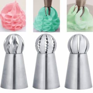Outils de Décoration de Gâteaux Professionnels: Buses de Glaçage en Boule Russe, Pointes de Passepoil et Moule en Dentelle!