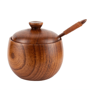 Salière et Poivrière en Bois 8,8 cm x 8 cm – Accessoires Cuisines