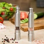 Moulin à Sel Manuel en Acier Inoxydable – Durabilité Supérieure et Élégance pour une Cuisine Gastronomique