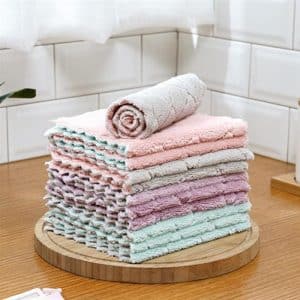 Torchons Microfibre Vaisselle – 5/8/15 pièces – 14 x 24 cm – Aléatoire 🔥