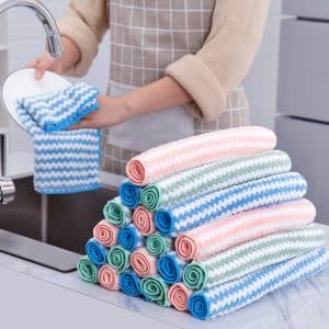 Le Torchon Essuie-Vaisselle Multifonction: Épongez Rapidement l’Eau, Design Durable et Élégant!