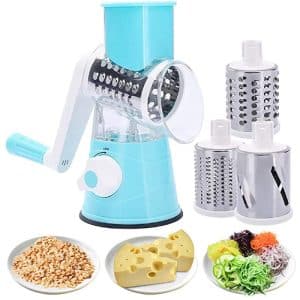 🔪Râpe à Légumes Manuelle Pro en Inox : Préparez des Légumes Professionnels avec Précision!