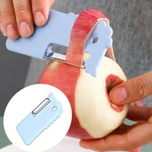 Éplucheur de Cuisine PP 12,1 x 5,5 cm – Blanc, Bleu et Vert 🍅