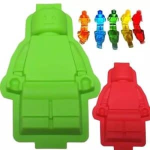 Moule en Silicone Lego de Qualité Supérieure – Taille 12cm x 19cm, 19,7cm x 29,5cm, 11,2cm x 16,5cm