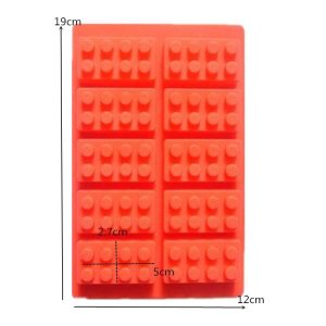 Moule en Silicone Lego de Qualité Supérieure – Taille 12cm x 19cm, 19,7cm x 29,5cm, 11,2cm x 16,5cm