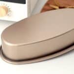 Moule à Pain Baguette en Acier Inoxydable 🍞 23 cm x 12 cm x 5 cm – Noir ou Rose Gold