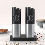 Salière et Poivrière Électrique en Acier Inoxydable et ABS – 2 Tailles Disponibles