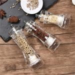 Moulin à Poivre Transparent 🔍 3 Tailles | Acrylique | Accessoire-Cuisines.com