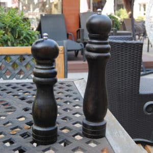 Moulin à Poivre Vintage en Bois Noir – 10cm à 30,9cm – Accessoire-Cuisines.com