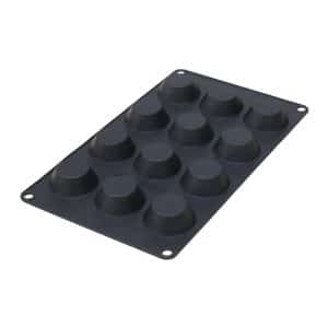 Moules à Baba au Rhum Individuels – 6/12/20 Cavités – Silicone Noir