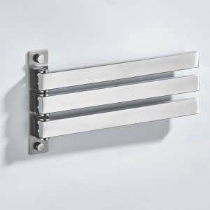 Support Serviette de Cuisine en Acier Inoxydable – 27,5 cm – Argent
