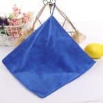 Essuie-Main Bleu en Mélange de Polyester & Coton – 25 cm x 25 cm – Accessoire-Cuisines.com
