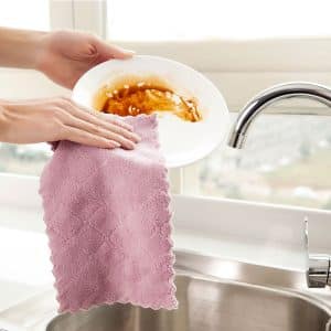 10 Pièces d’Essuie-Vaisselle en Microfibre 24 cm x 24 cm – Accessoire-Cuisines.com 🍽