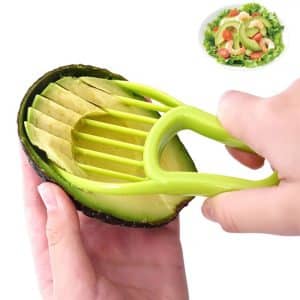 Éplucheur Avocat en Plastique Orange et Vert | 18 x 6 cm | Accessoire-Cuisines.com