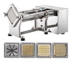 Coupe-Frite Électrique Professionnel en Acier Inoxydable – Taille 32 cm