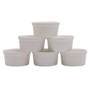 Lot de 6 Moules à Soufflé en Céramique 💎 jusqu’à 230°C – Accessoire-Cuisines.com