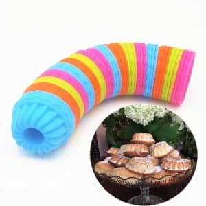 Moule à Mini Kouglof en Silicone – 12 pièces jusqu’à 230°C – Finition Brillante – Gourmandise Assurée !