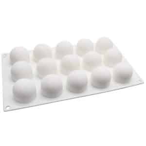 Moule Sphère en Silicone 🤩 17,1cm x 29,6cm x 3,7cm – Finition Polie et Brillante