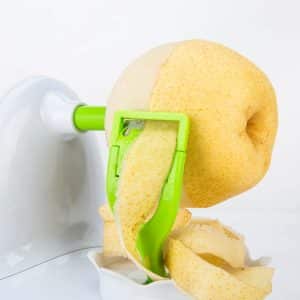 Éplucheur Pomme Professionnel en Plastique & Acier Inoxydable – 20×15,5 cm
