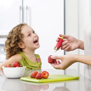 Accessoire pour Équeuter / Retirer le Pédoncule des Fraises – Décortiqueuse