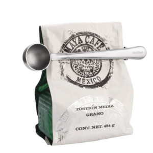 Cuillère Doseuse pour Café VonShef + Clip de Fermeture Fraîcheur