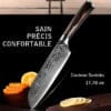 Couteau Santoku 17