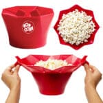 Bol Cuiseur Pop Corn Micro-onde – Pliable, Silicone