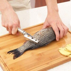 Écailleur à poisson en acier inoxydable (INOX)
