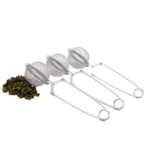 Lot de 3 boules à thé en inox – Infuseur à thé
