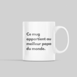 Mug Meilleur Papa du Monde – Avec la Couronne