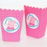 Lot 24 x Boîtes Pop Corn Peppa Pig