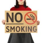 Affiche Vintage “No Smoking” – Papier Kraft de Qualité