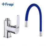 Robinet mitigeur de cuisine moderne et flexible, 3 couleurs au choix