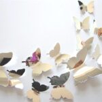 Lot 12 Stickers Papillon Décoration Murale pour la Cuisine