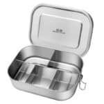 Lunch box inox avec compartiments