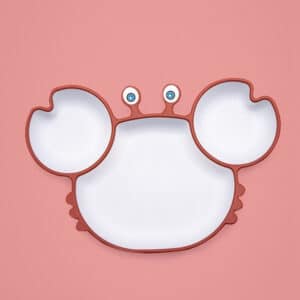 Vaisselle socle ventouse pour bébé – CRABE RIGOLO