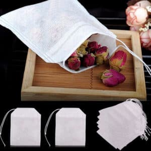 Lot de 100 Sachets de Thé Vides et Jetables