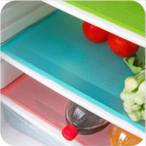 Pack de 4 tapis de frigo antibactérien et anti-moisissure 30x45cm