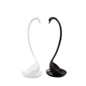 Louche en forme de cygne noir ou blanc avec soucoupe – Ustensile de cuisine