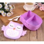 Lunch Box Hibou Enfant, 2 Compartiments – Idéal sorties Scolaires, Périscolaire