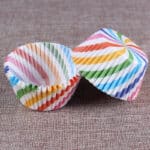 Lot 100 caissettes couleurs arc-en-ciel (papier sulfurisé) – Cuisson four