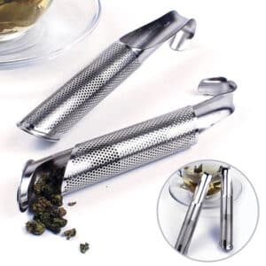 Passoire à Thé en Inox – Infuseur à Thé en forme de Pipe