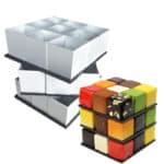 Moule à gâteau Rubik’s Cube (Lot de 30 pièces)