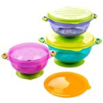 Bol pour bébé avec ventouse (lot de 3 bols)