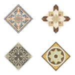 Adhésifs imitation carreau de ciment (ancien) – Pack de 10