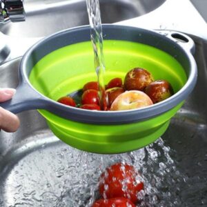 Passoire en silicone rétractable (pliable)