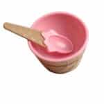 Pot à Glace avec Cuillère en Plastique