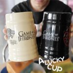 Mug Game of Thrones, blason Targaryen ou blason Stark, 500ml