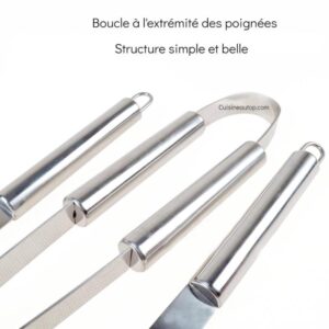 3 ustensiles barbecue avec sac de transport